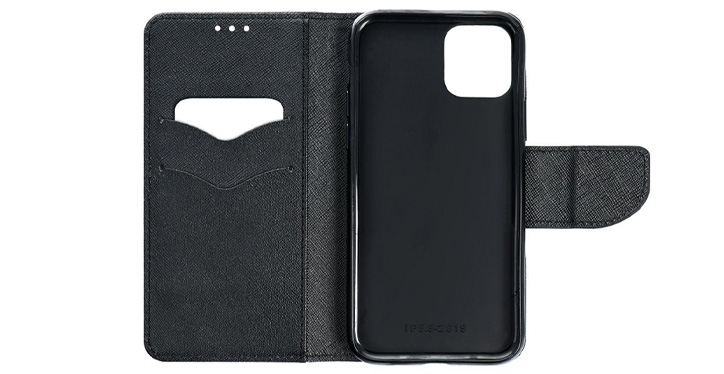 Fancy Diary flipové pouzdro na iPhone černé